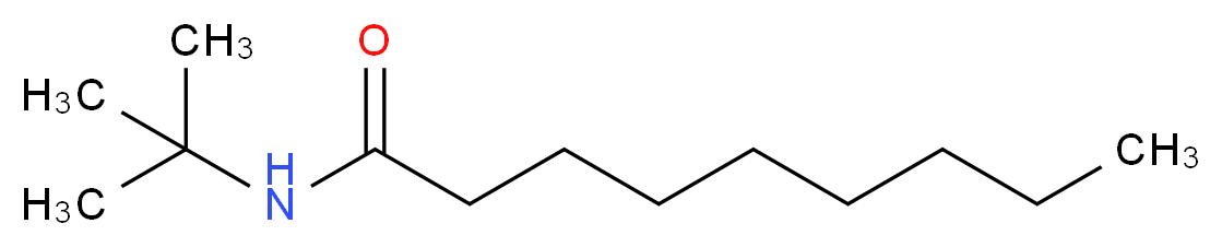 N-tert-butylnonanamide_分子结构_CAS_92162-36-2