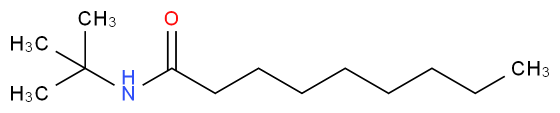 N-t-BUTYL PELARGONAMIDE_分子结构_CAS_92162-36-2)