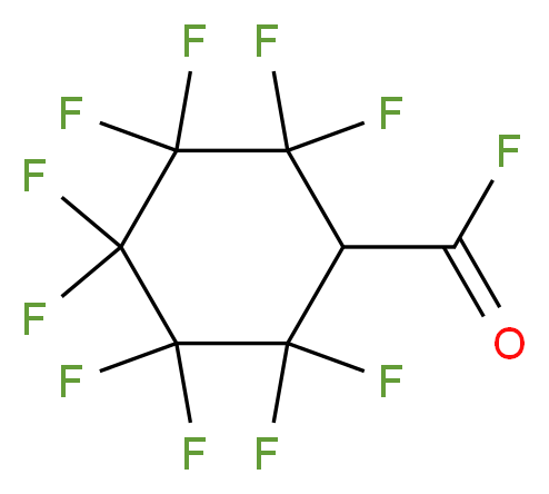 decafluorocyclohexane-1-carbonyl fluoride_分子结构_CAS_6588-63-2