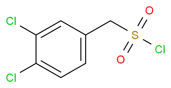 (3,4-dichlorophenyl)methanesulfonyl chloride_分子结构_CAS_85952-30-3)