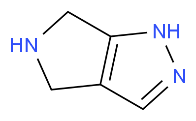 2,4,5,6-Tetrahydropyrrolo[3,4-c]pyrazole_分子结构_CAS_6573-19-9)