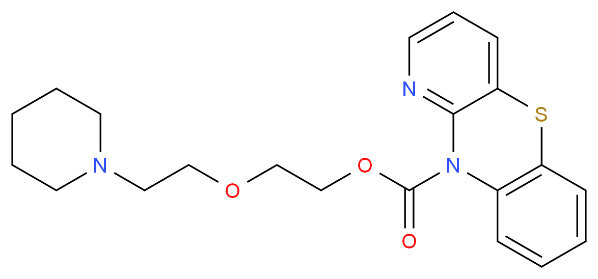 Pipazethate_分子结构_CAS_2167-85-3)
