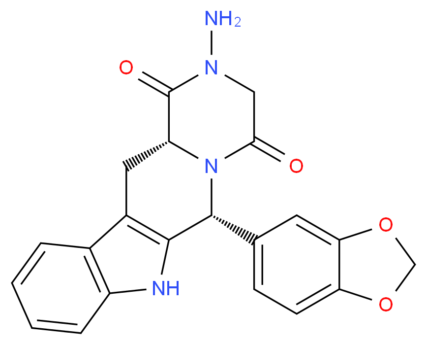 Amino Tadalafil_分子结构_CAS_385769-84-6)