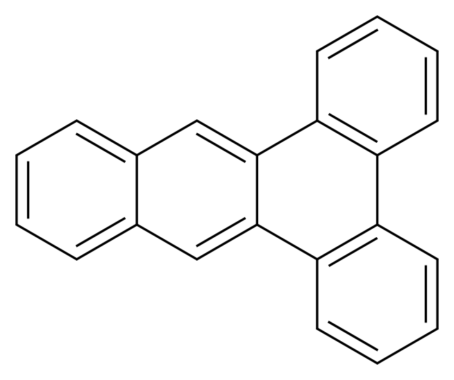 pentacyclo[12.8.0.0^{2,7}.0^{8,13}.0^{16,21}]docosa-1(22),2,4,6,8,10,12,14,16,18,20-undecaene_分子结构_CAS_215-58-7