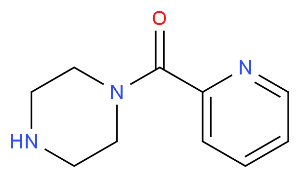 1-(pyridin-2-ylcarbonyl)piperazine_分子结构_CAS_39639-98-0)