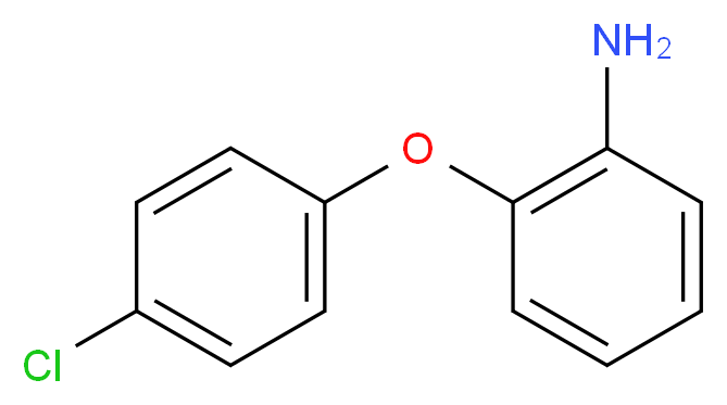 2-(4-Chlorophenoxy)aniline_分子结构_CAS_)