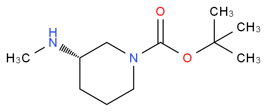 tert-butyl (3S)-3-(methylamino)piperidine-1-carboxylate_分子结构_CAS_912368-73-1