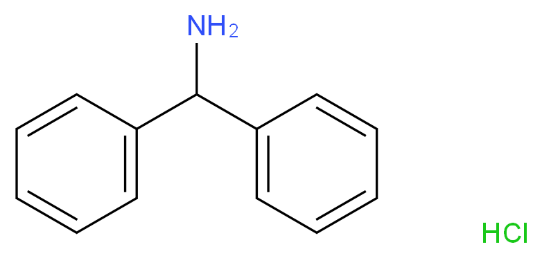 diphenylmethanamine hydrochloride_分子结构_CAS_5267-34-5