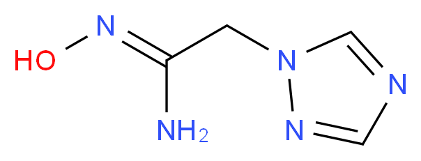 (1E)-N'-Hydroxy-2-(1H-1,2,4-triazol-1-yl)-ethanimidamide_分子结构_CAS_)