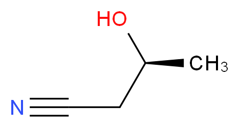 (3S)-3-hydroxybutanenitrile_分子结构_CAS_123689-95-2