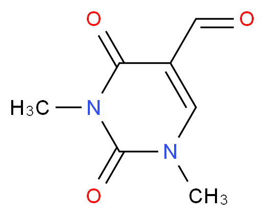 1,3-二甲基尿嘧啶-5-甲醛_分子结构_CAS_4869-46-9)
