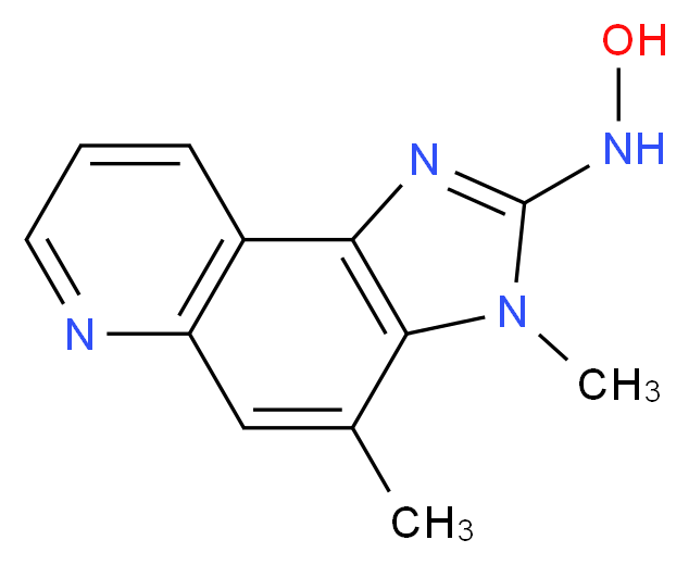 2-Hydroxyamino-3,4-dimethyl-3H-imidazo[4,5-f]quinolineDISCONTINUED_分子结构_CAS_)