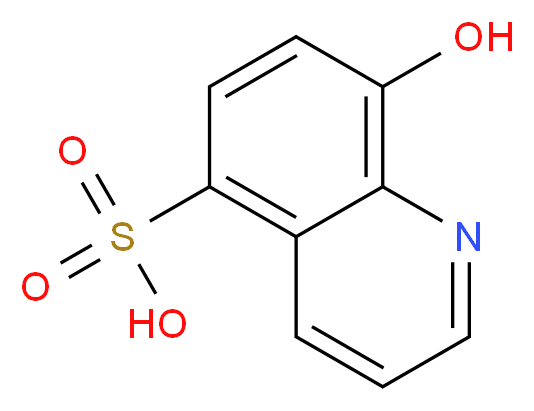 8-HYDROXYGUINOLINE-5-SULFONIC ACID_分子结构_CAS_84-88-8)