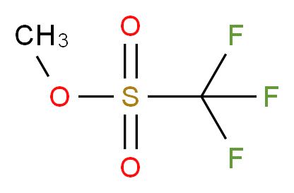 三氟甲磺酸甲酯_分子结构_CAS_333-27-7)