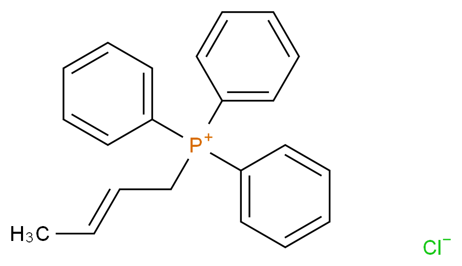 (2E)-but-2-en-1-yltriphenylphosphanium chloride_分子结构_CAS_13138-25-5