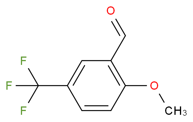 2-Methoxy-5-(trifluoromethyl)benzaldehyde_分子结构_CAS_146539-83-5)