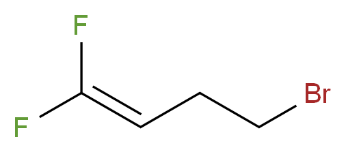 4-bromo-1,1-difluorobut-1-ene_分子结构_CAS_147804-02-2