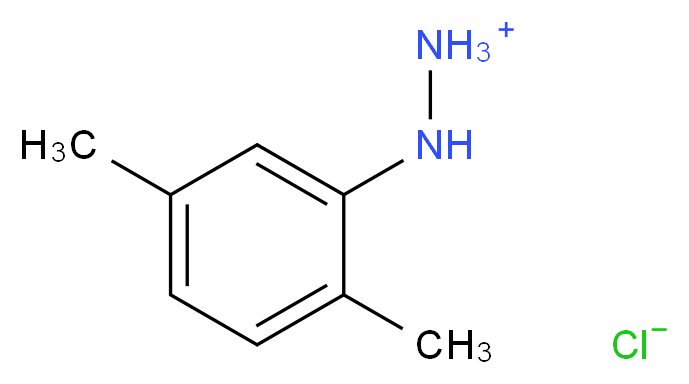 2-(2,5-dimethylphenyl)hydrazinium chloride_分子结构_CAS_56737-78-1