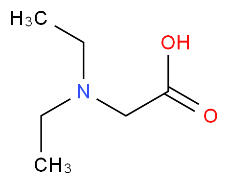 Diethylamino-acetic acid_分子结构_CAS_1606-01-5)