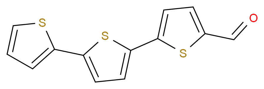 5-[5-(thiophen-2-yl)thiophen-2-yl]thiophene-2-carbaldehyde_分子结构_CAS_7342-41-8