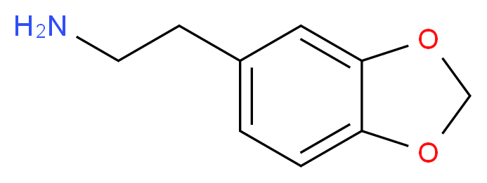 Methylenedioxyphenethylamine_分子结构_CAS_1484-85-1)