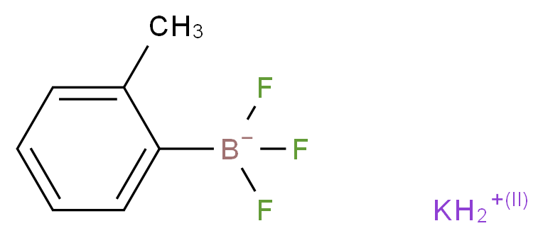 2-甲基苯基三氟硼酸钾_分子结构_CAS_274257-34-0)