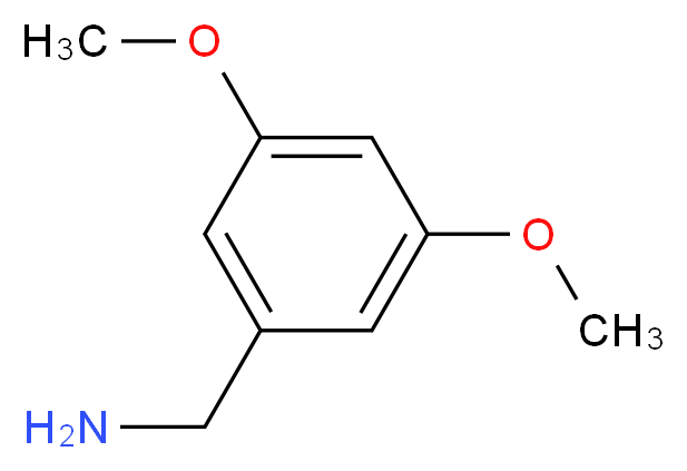 3,5-二甲氧基苄胺_分子结构_CAS_34967-24-3)