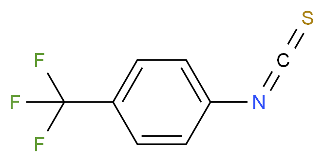 1-isothiocyanato-4-(trifluoromethyl)benzene_分子结构_CAS_1645-65-4