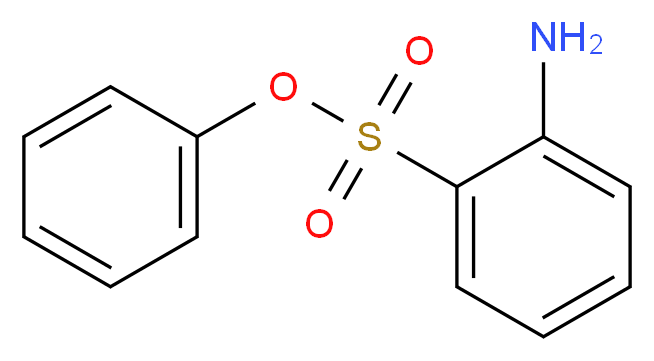 phenyl 2-aminobenzene-1-sulfonate_分子结构_CAS_68227-69-0