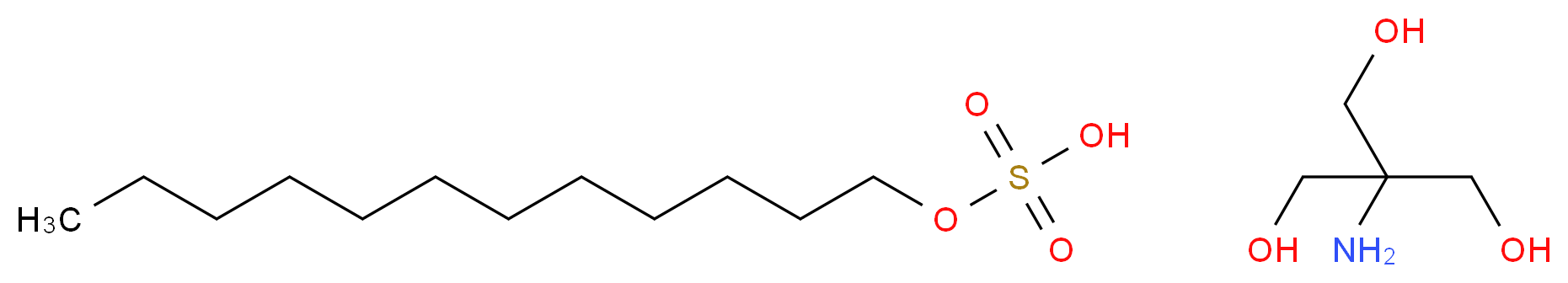 (dodecyloxy)sulfonic acid; 2-amino-2-(hydroxymethyl)propane-1,3-diol_分子结构_CAS_50996-85-5