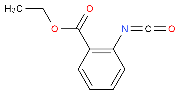 2-(乙氧基羰基)苯基异氰酸酯_分子结构_CAS_76393-16-3)