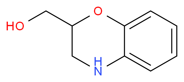 3,4-dihydro-2H-1,4-benzoxazin-2-ylmethanol_分子结构_CAS_82756-74-9)