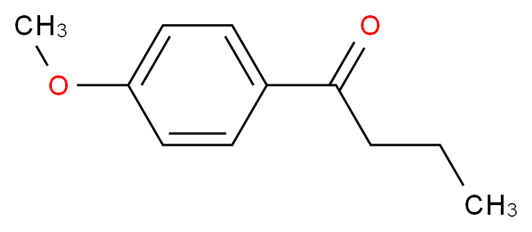 4'-Methoxybutyrophenone_分子结构_CAS_4160-51-4)