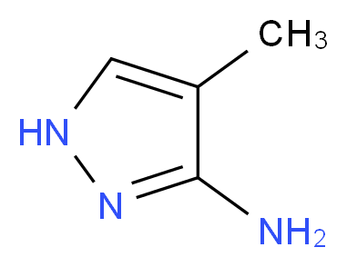 4-methyl-1H-pyrazol-3-amine_分子结构_CAS_)