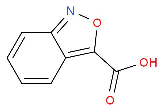 2,1-benzisoxazole-3-carboxylic acid_分子结构_CAS_642-91-1)