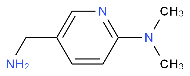 5-(Aminomethyl)-N,N-dimethyl-2-pyridinamine_分子结构_CAS_354824-17-2)