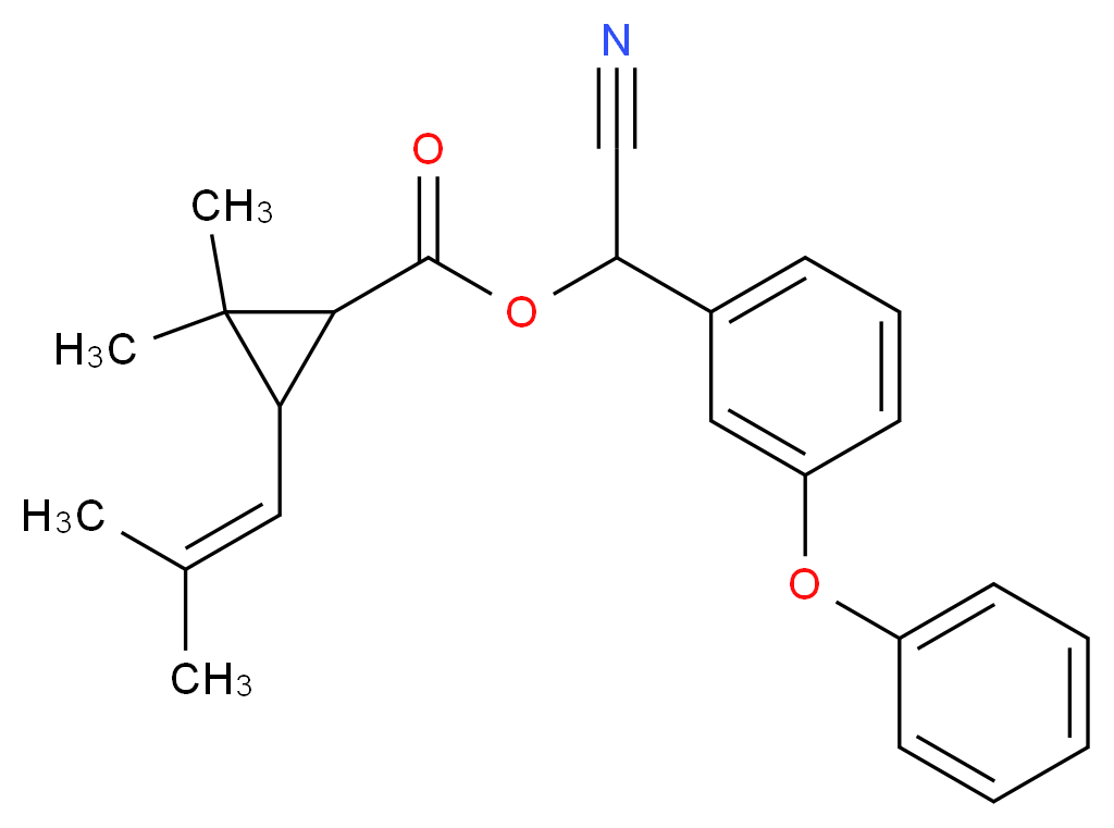 苯醚氰菊酯_分子结构_CAS_39515-40-7)