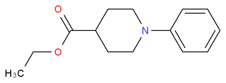 Ethyl 1-phenylpiperidine-4-carboxylate_分子结构_CAS_247022-37-3)