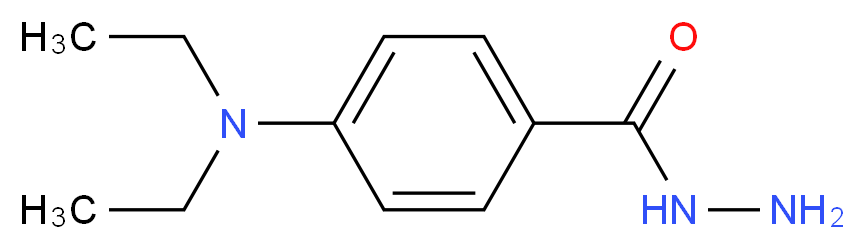 4-(diethylamino)benzohydrazide_分子结构_CAS_100139-54-6