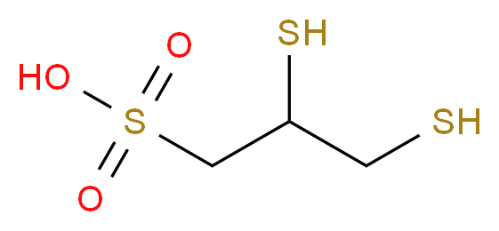 2,3-Dimercapto-1-propanesulfonic acid_分子结构_CAS_74-61-3)