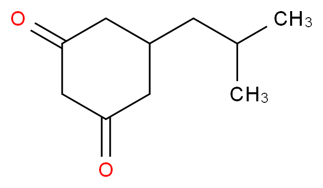 5-Isobutylcyclohexane-1,3-dione 98%_分子结构_CAS_57641-95-9)
