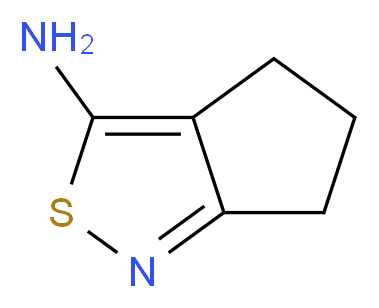 4H,5H,6H-cyclopenta[c][1,2]thiazol-3-amine_分子结构_CAS_937667-84-0