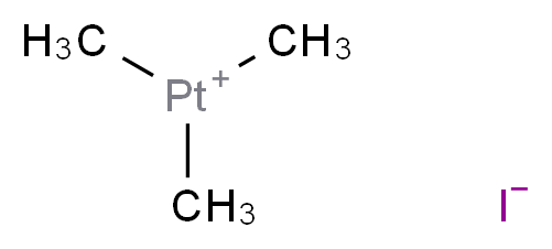 trimethylplatinumylium iodide_分子结构_CAS_14364-93-3