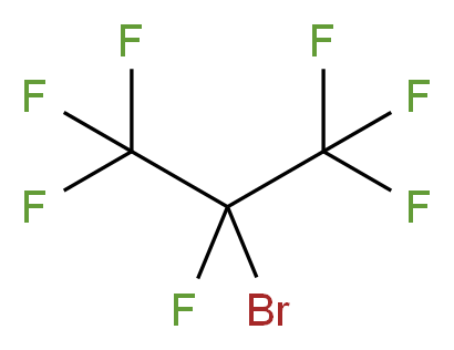 2-bromo-1,1,1,2,3,3,3-heptafluoropropane_分子结构_CAS_422-77-5