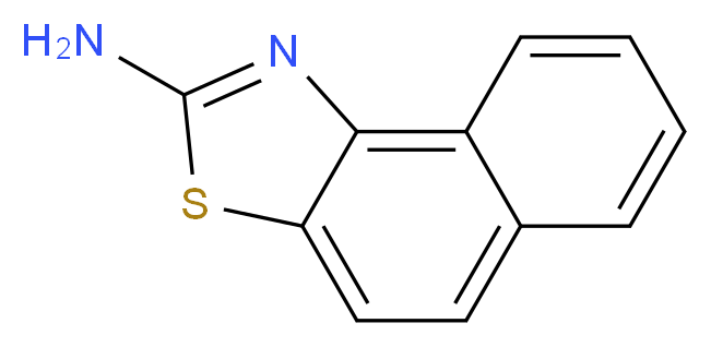 naphtho[1,2-d][1,3]thiazol-2-amine_分子结构_CAS_40172-65-4