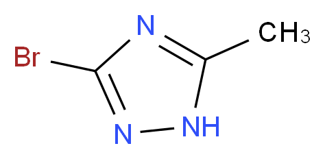 3-bromo-5-methyl-1H-1,2,4-triazole_分子结构_CAS_26557-90-4