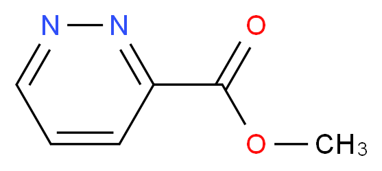 Methyl pyridazine-3-carboxylate_分子结构_CAS_34253-02-6)