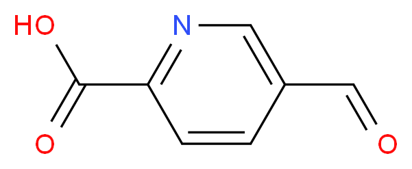 5-FORMYL-2-PYRIDINECARBOXYLIC ACID_分子结构_CAS_53574-58-6)