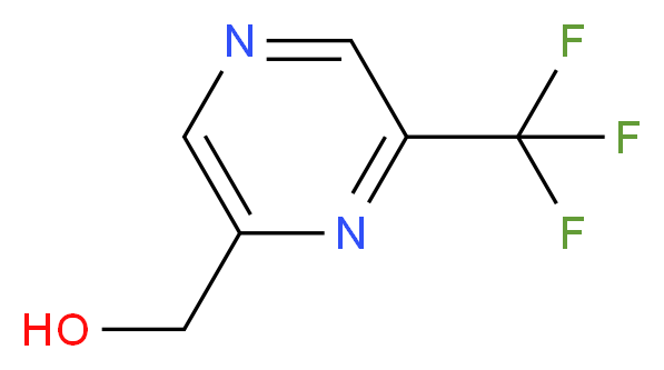 [6-(trifluoromethyl)pyrazin-2-yl]methanol_分子结构_CAS_1060812-78-3