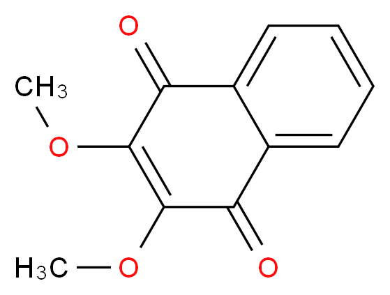 2,3-Dimethoxy-1,4-naphthoquinone_分子结构_CAS_6956-96-3)